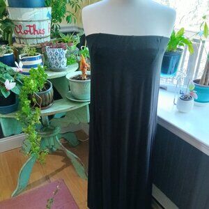 Tommy Bahama Long Black Skirt or Cover Up Lounge Wear Viscose Knit Jerse…